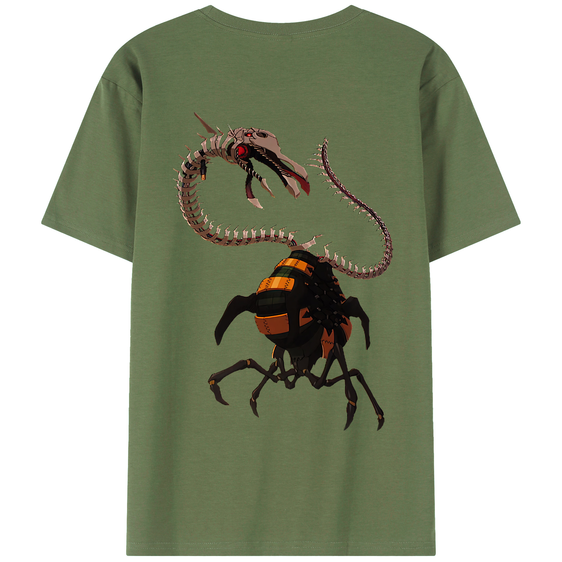 （画像用） EVA 新世紀エヴァンゲリオン 綿100％ メンズ半袖Tシャツ（バックプリント） 通気性
